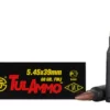 TulAmmo Ammunition 5.45x39mm 60 Grain Full Metal Jacket (Bi-Metal) Steel Case Berdan Primed - Midwest Shooters Supply USA