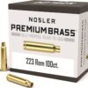 Nosler Brass 223 Remington Bag of 250 - Midwest Shooters Supply USA