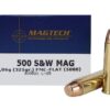 Magtech Ammunition 500 S&W Magnum 325 Grain Full Metal Jacket Flat Point - Midwest Shooters Supply USA