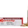 Hornady Superformance GMX Ammunition 270 Winchester 130 Grain GMX Boat Tail Lead-Free Box of 20 - Midwest Shooters Supply USA