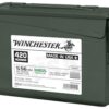 Winchester Ammunition 5.56x45mm NATO 62 Grain M855 SS109 Penetrator Full Metal Jacket Boat Tail 10 Round Clips in Ammo Can - Midwest Shooters Supply USA