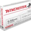 Winchester USA Ammunition 5.56x45mm NATO 55 Grain M193 Full Metal Jacket - Midwest Shooters Supply USA