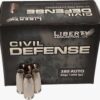 Liberty Civil Defense Ammunition 380 ACP 50 Grain Fragmenting Hollow Point Lead-Free Box of 20 - Midwest Shooters Supply USA