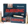 Hornady Subsonic Ammunition 300 AAC Blackout 190 Grain Sub-X FTX Box of 20 - Midwest Shooters Supply USA