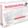 Winchester USA Range Pack Ammunition 9mm Luger 115 Grain Full Metal Jacket - Midwest Shooters Supply USA