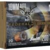 Federal Premium Ammunition 10mm Auto 200 Grain Swift A-Frame Jacketed Hollow Point Box of 20 - Midwest Shooters Supply USA