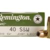 Remington UMC Ammunition 40 S&W 180 Grain Jacketed Hollow Point - Midwest Shooters Supply USA