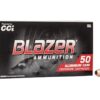 Blazer Clean-Fire Ammunition 40 S&W 180 Grain Total Metal Jacket - Midwest Shooters Supply USA