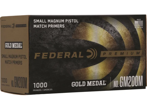 Federal Premium Gold Medal Small Pistol Magnum Match Primers