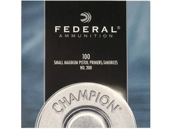 Federal Small Pistol Magnum Primers #200 Box of 1000 (10 Trays of 100)