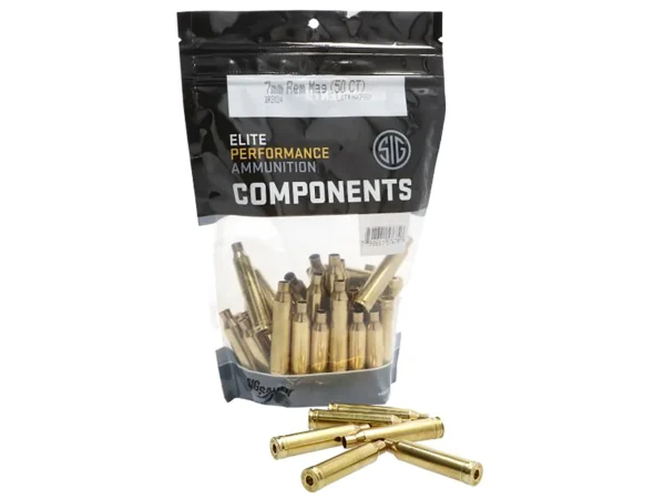 Sig Sauer Brass 7mm Remington Magnum Bag of 50