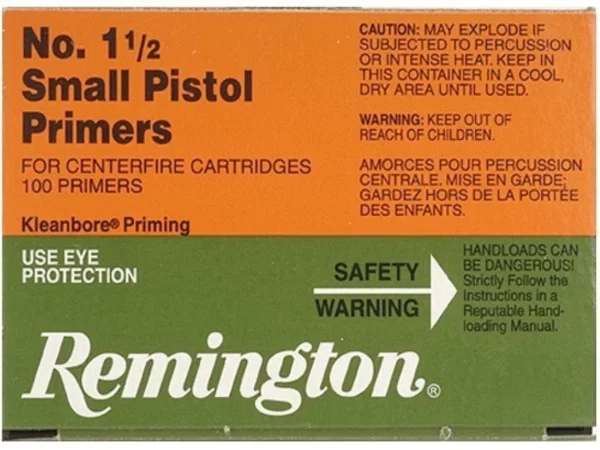 Remington Small Pistol Primers #1-1/2