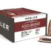 Nosler AccuBond Long Range Bullets 30 Caliber (308 Diameter) 168 Grain Bonded Spitzer Boat Tail Box of 100 - Midwest Shooters Supply USA