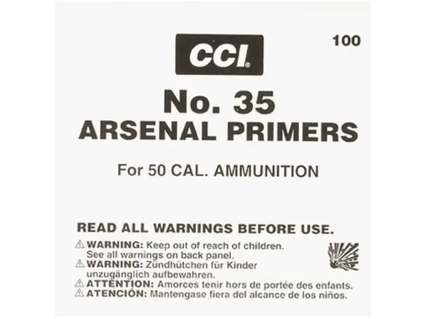 CCI 50 BMG Primers #35