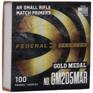 Federal Premium Gold Medal AR Match Grade Small Rifle Primers #GM205