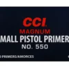 CCI Small Pistol Magnum Primers #550 Box of 1000 (10 Trays of 100) - Midwest Shooters Supply USA