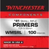 Winchester Small Rifle 5.56mm NATO-Spec Military Primers #41 Box of 1000 (10 Trays of 100) - Midwest Shooters Supply USA