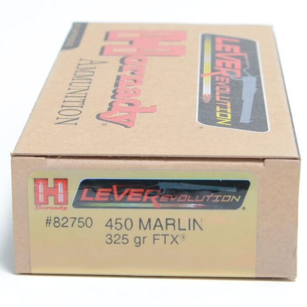 Hornady 450 Marlin 325 Grain FTX (Flex Tip) LEVERevolution Ammunition (20 Rounds)