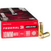 10mm Auto Ammo by Federal American Eagle