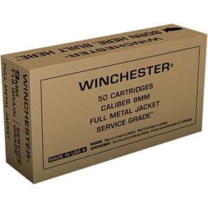 9mm - 115 Grain FMJ FN - Winchester Service Grade - 500 Rounds