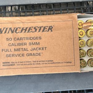 9mm - 115 Grain FMJ FN - Winchester Service Grade - 500 Rounds