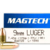 9mm - 115 Grain FMJ - Magtech - 1000 Rounds