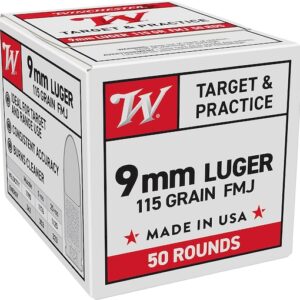 9mm - 115 Grain FMJ - Winchester - 1000 Rounds