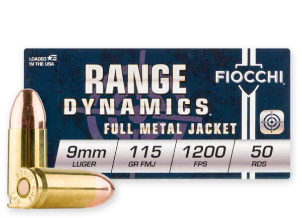 9mm 115 Grain FMJ Fiocchi