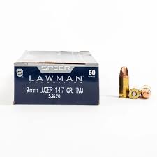 9mm - 147 Grain TMJ - Speer LAWMAN - 1000 Rounds